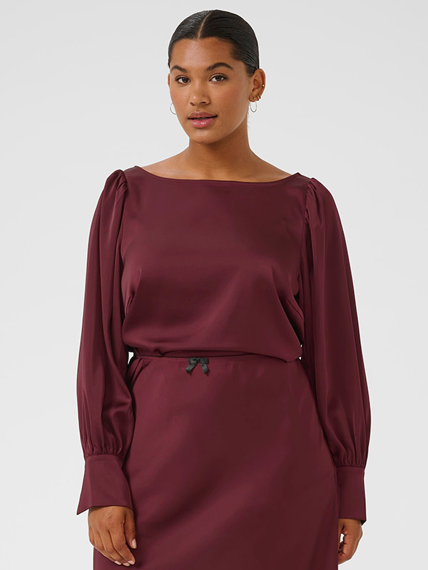 KCMALORIE - Plus Size Bluse fra Kaffe Curve