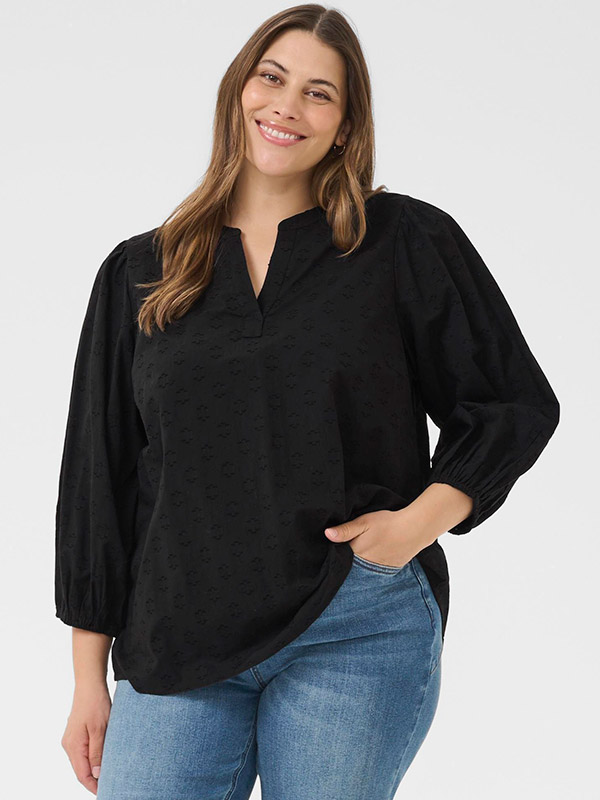 KCLOULOU - Plus Size Bluse fra Kaffe Curve