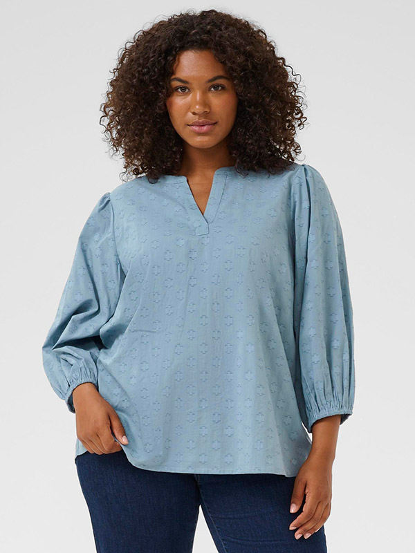 KCLOULOU - Plus Size Bluse fra Kaffe Curve