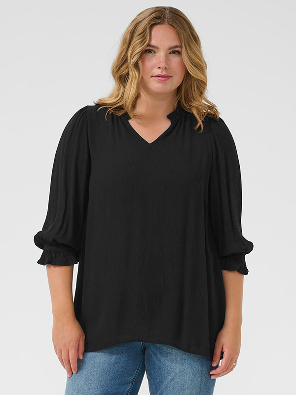 KCKIV - Plus Size Bluse fra Kaffe Curve