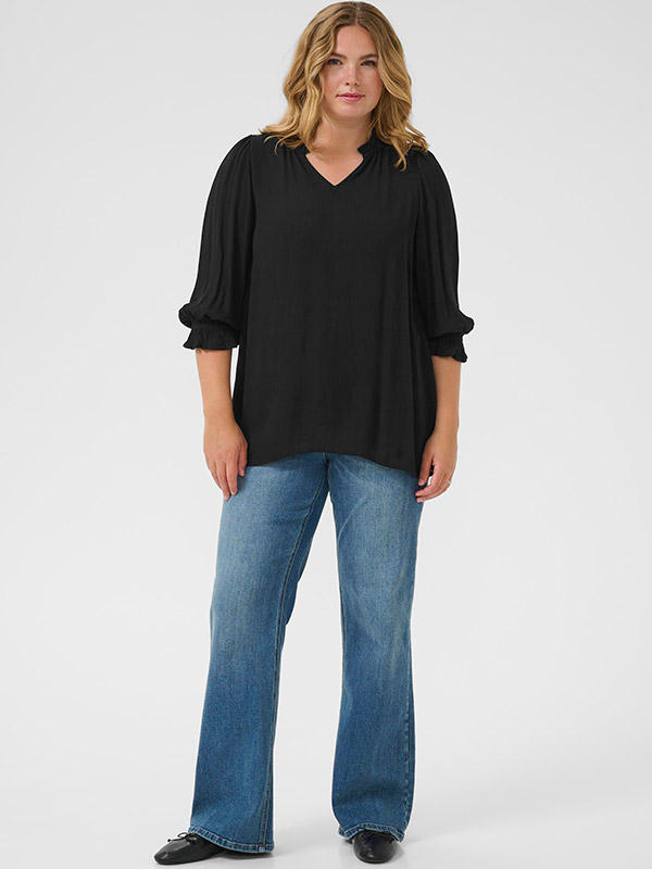 KCKIV - Plus Size Bluse fra Kaffe Curve