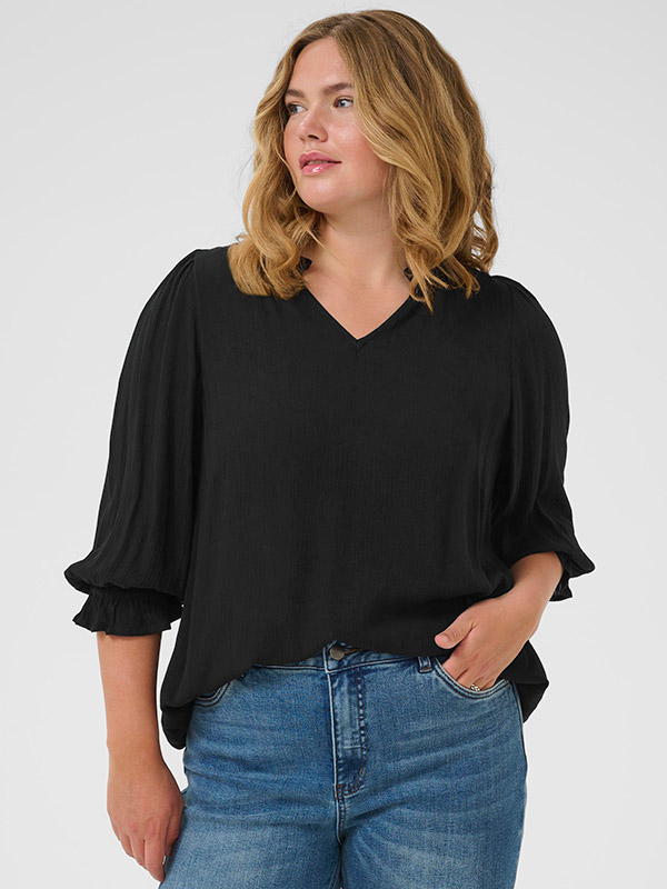 KCKIV - Plus Size Bluse fra Kaffe Curve