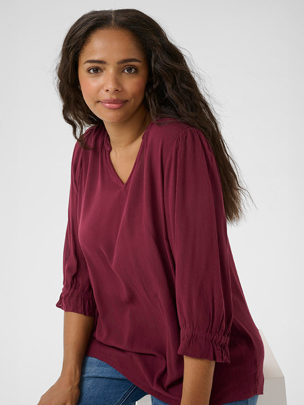KCKIV - Plus Size Bluse fra Kaffe Curve