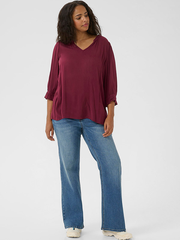 KCKIV - Plus Size Bluse fra Kaffe Curve