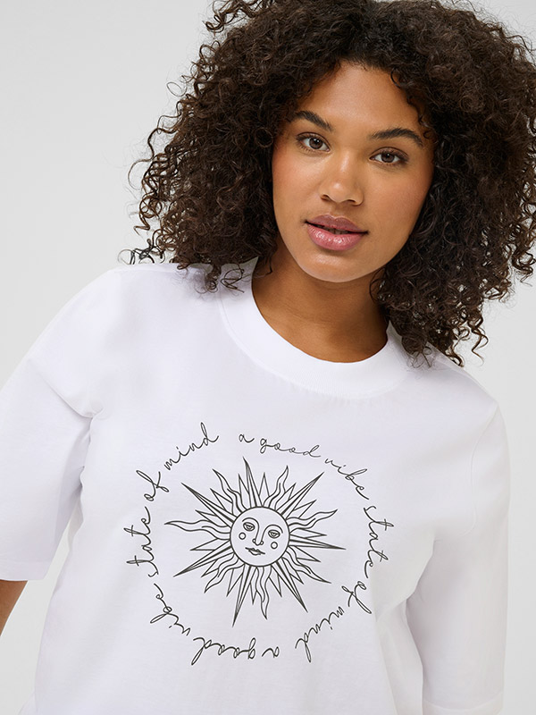 KCFREY - Plus Size T-shirt fra Kaffe Curve