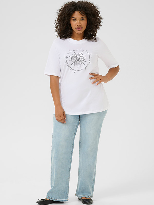KCFREY - Plus Size T-shirt fra Kaffe Curve