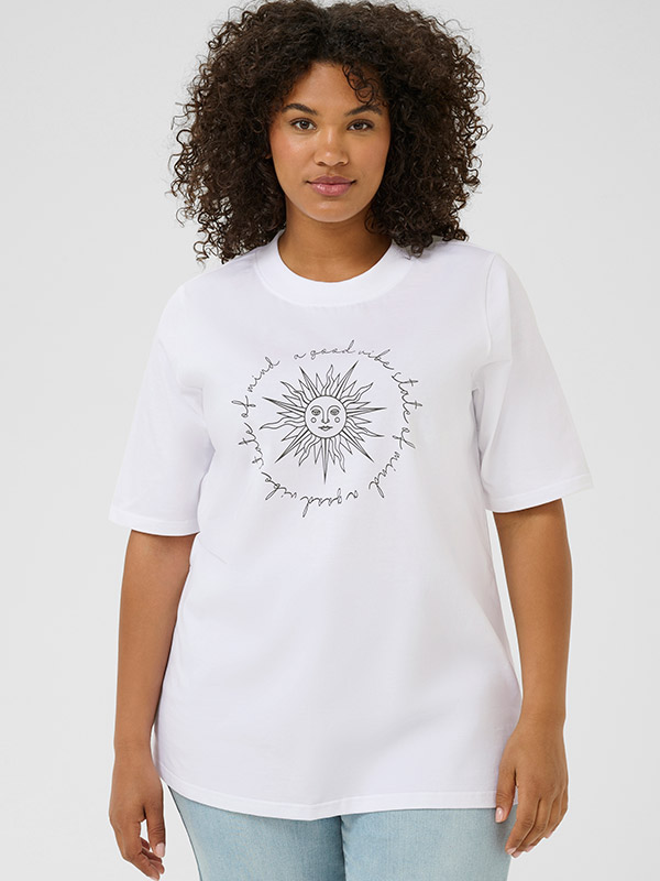 KCFREY - Plus Size T-shirt fra Kaffe Curve