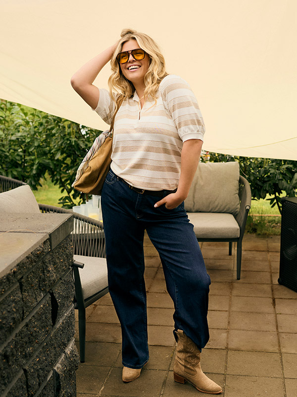 KCLIZZY - Plus Size Bluse fra Kaffe Curve