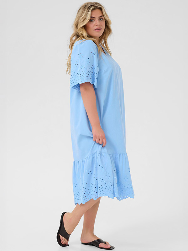 KCLOUISIA - Plus Size Kjole fra Kaffe Curve