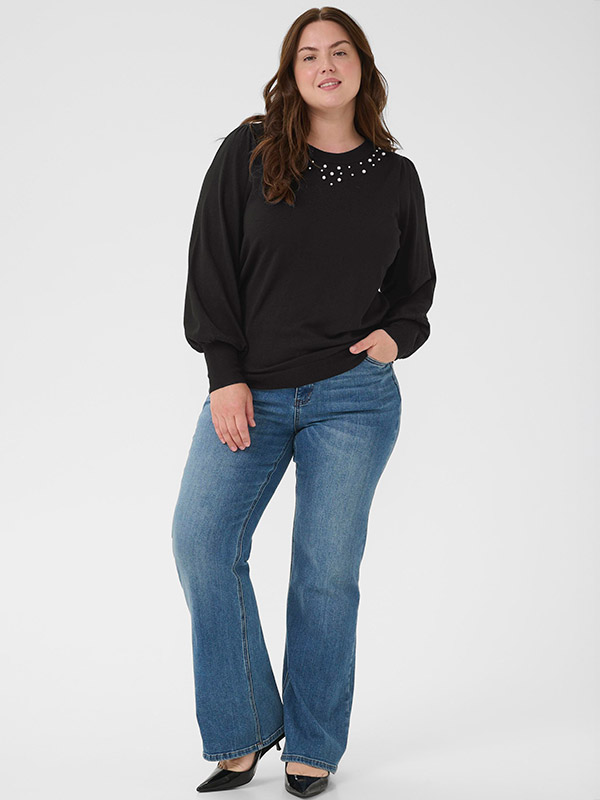 KCRAHINA - Plus Size Genser fra Kaffe Curve