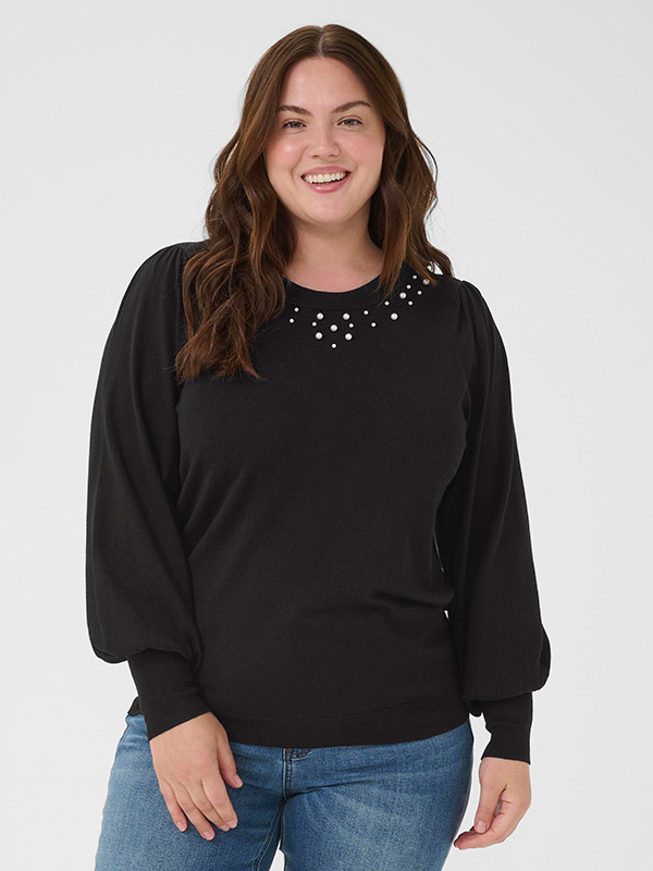 KCRAHINA - Plus Size Genser fra Kaffe Curve