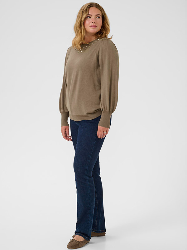 KCRAHINA - Plus Size Genser fra Kaffe Curve
