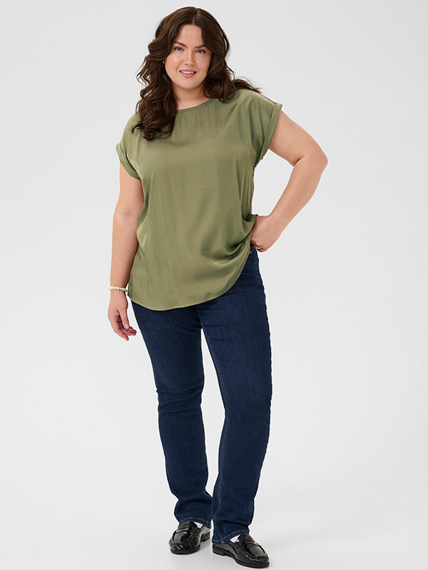 KCMILIA - Plus Size Bluse fra Kaffe Curve