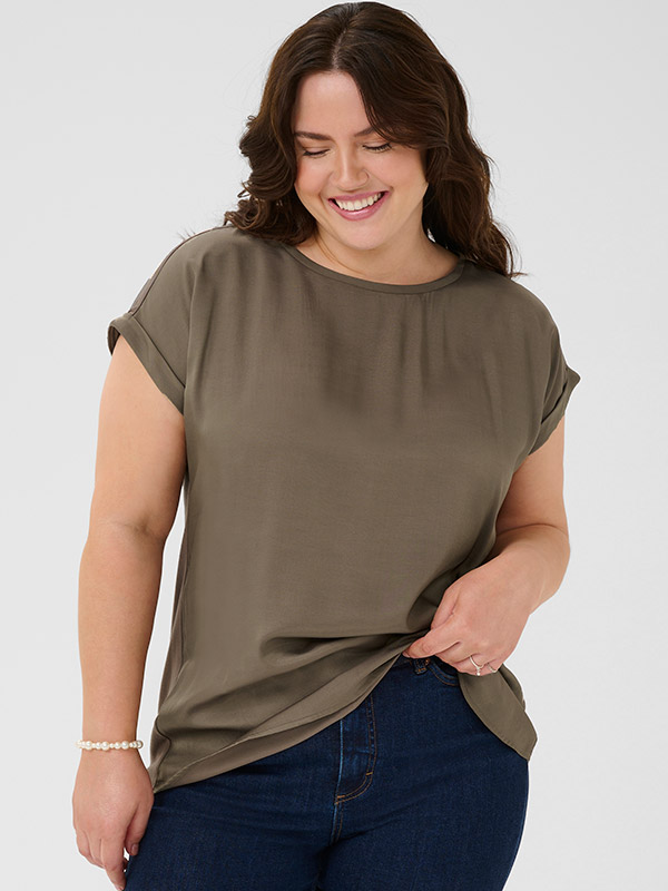 KCMILIA - Plus Size Bluse fra Kaffe Curve