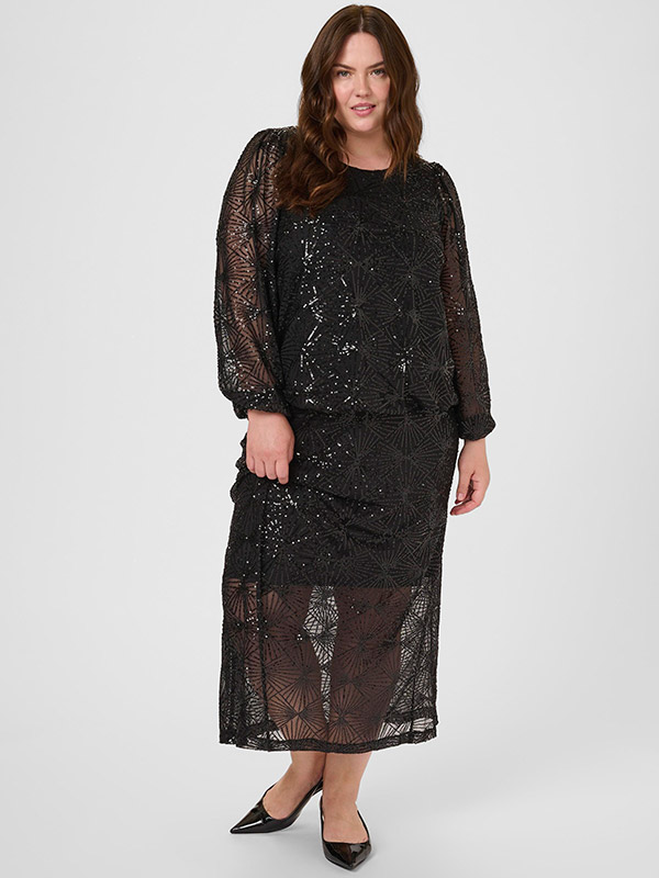 KCMINNA - Plus Size Bluse fra Kaffe Curve