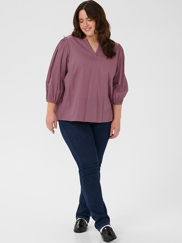 KCLUISA - Plus Size Bluse fra Kaffe Curve