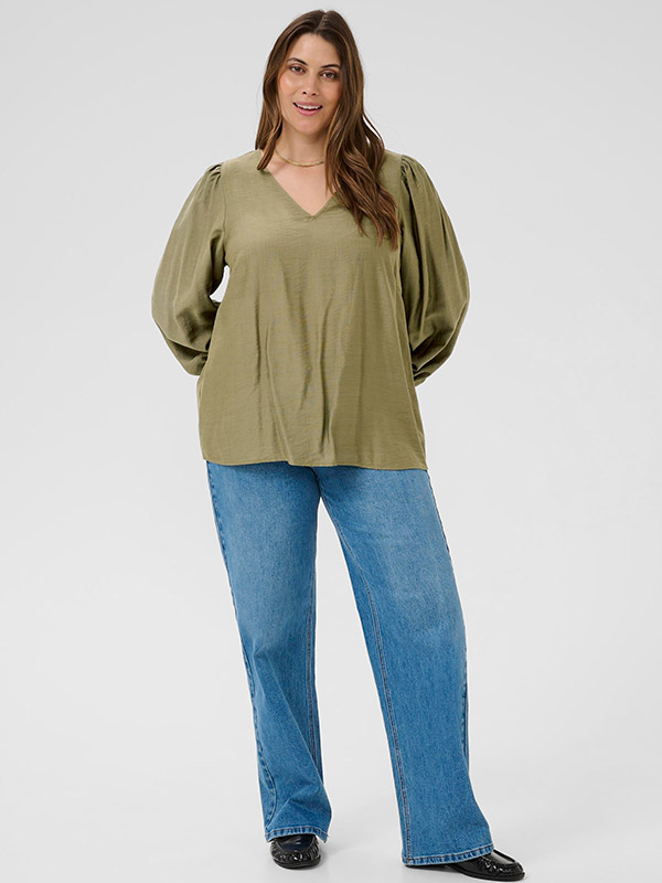 KCSOFIA - Plus Size Bluse fra Kaffe Curve