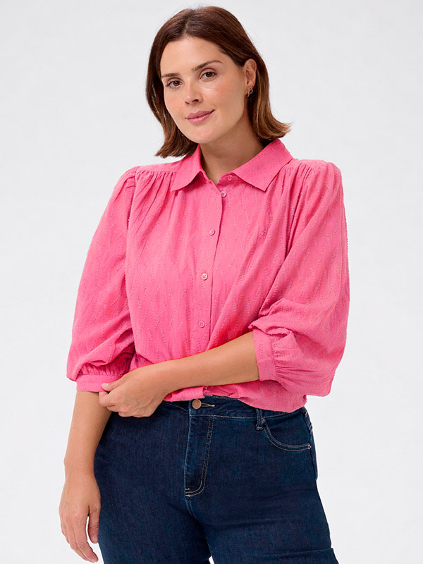 KCGABBY - Plus Size Bluse fra Kaffe Curve