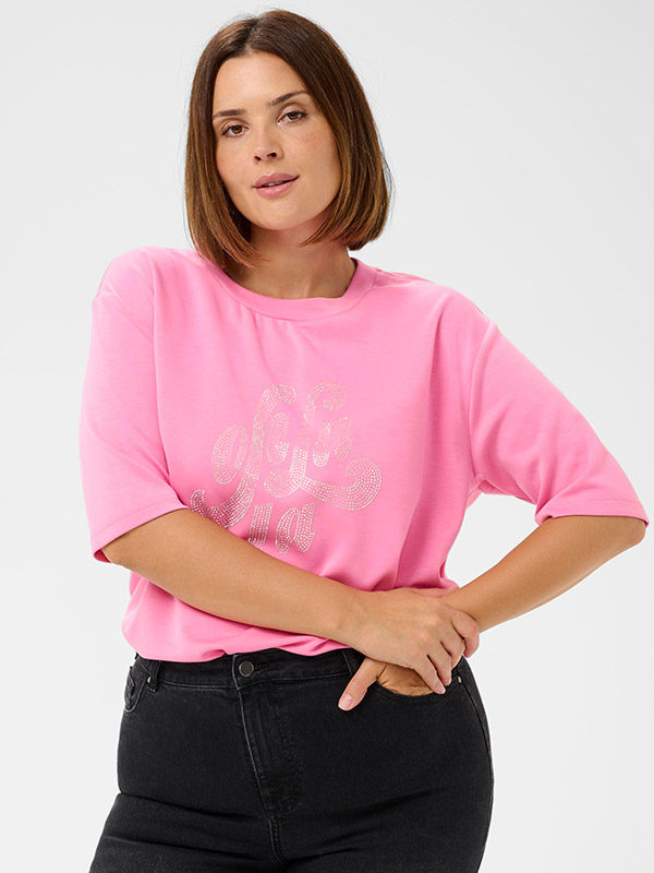 KCROSA - Plus Size T-shirt fra Kaffe Curve