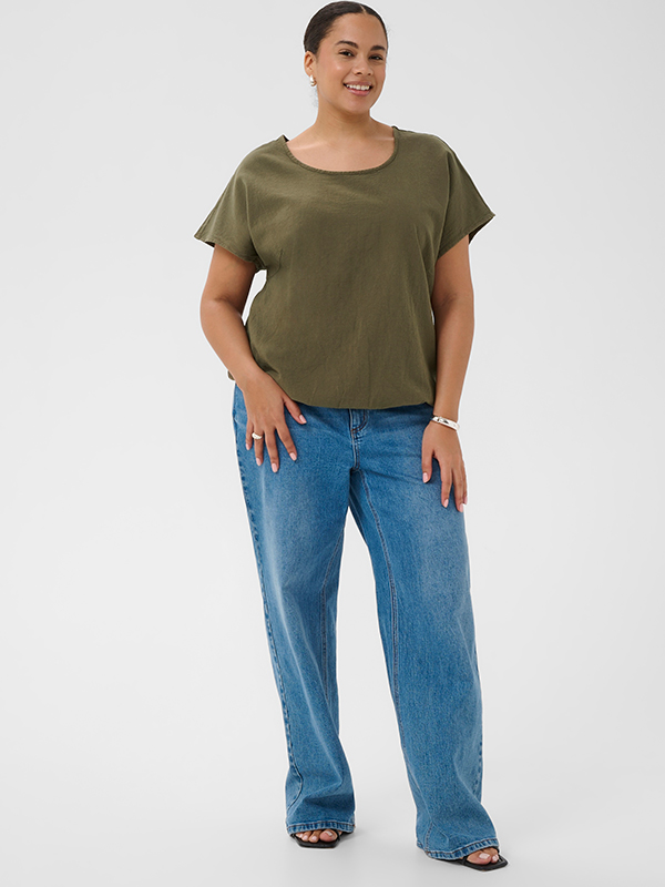 KCNANA - Plus Size Bluse fra Kaffe Curve