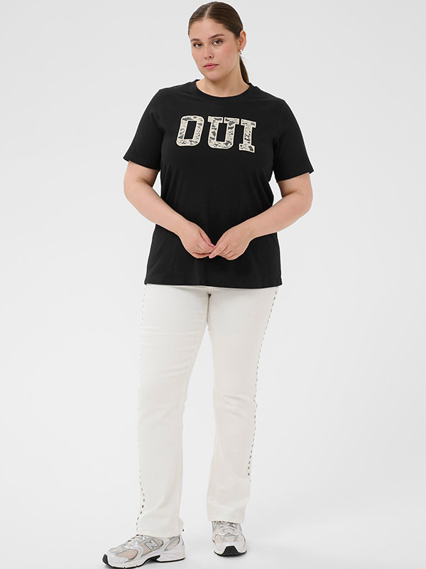 KCLUCIE - Plus Size T-shirt fra Kaffe Curve