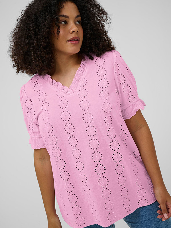 KCDINA - Plus Size Bluse fra Kaffe Curve