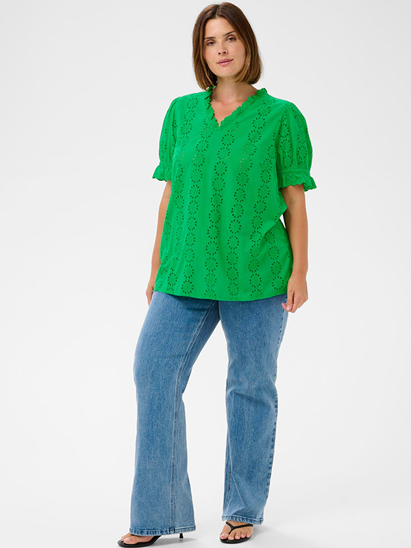 KCDINA - Plus Size Bluse fra Kaffe Curve