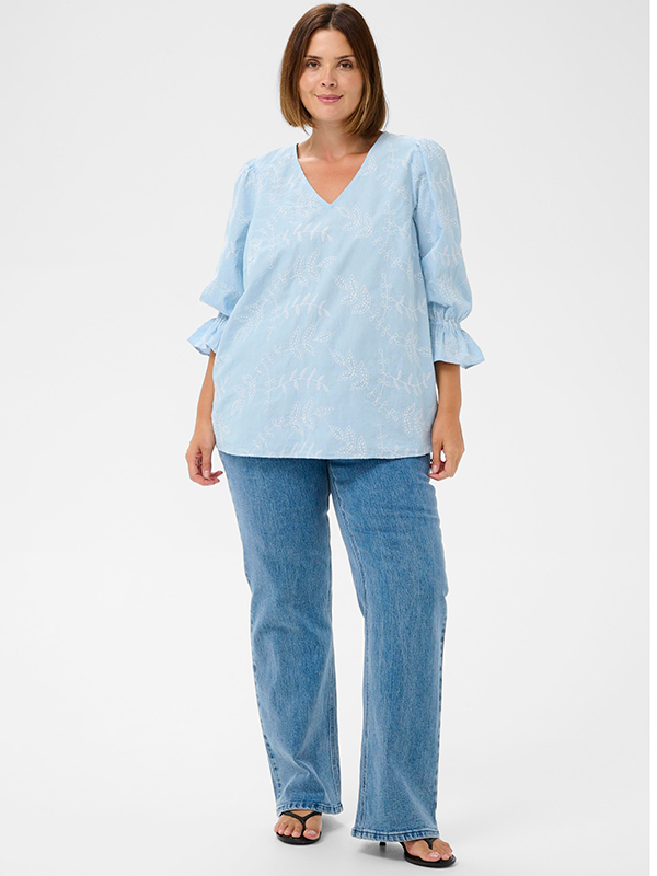 KCCARLEE - Plus Size Bluse fra Kaffe Curve