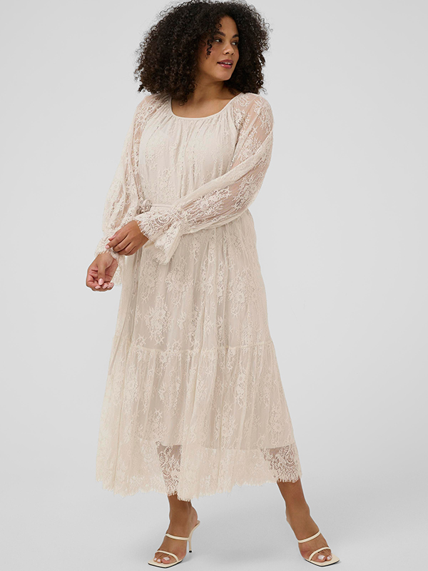 KCAMALIE - Plus Size Kjole fra Kaffe Curve