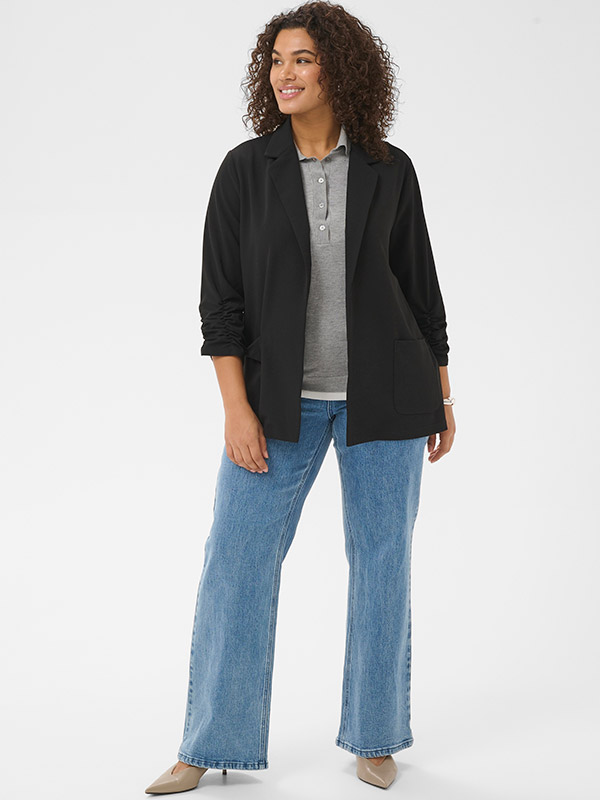 KCPHEOLO - Plus Size Blazer fra Kaffe Curve
