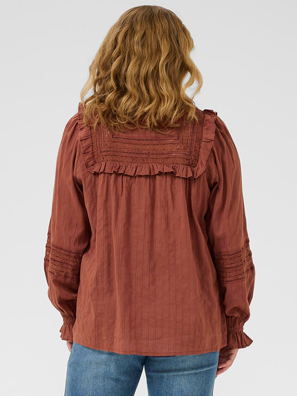 KCJESSA - Plus Size Skjorte fra Kaffe Curve