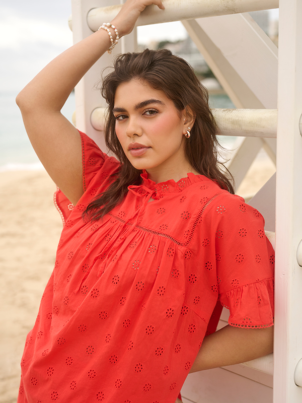 KCLIONA - Plus Size Bluse fra Kaffe Curve