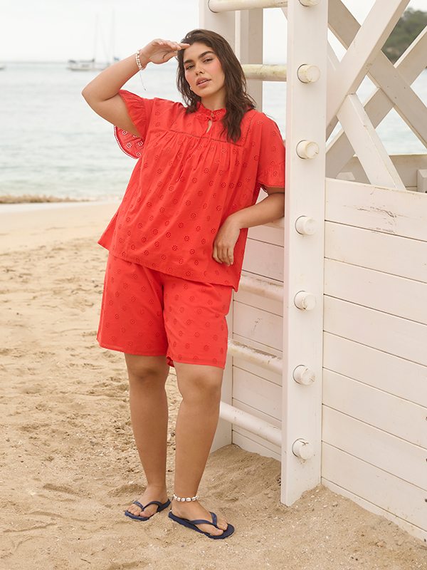KCLIONA - Plus Size Bluse fra Kaffe Curve