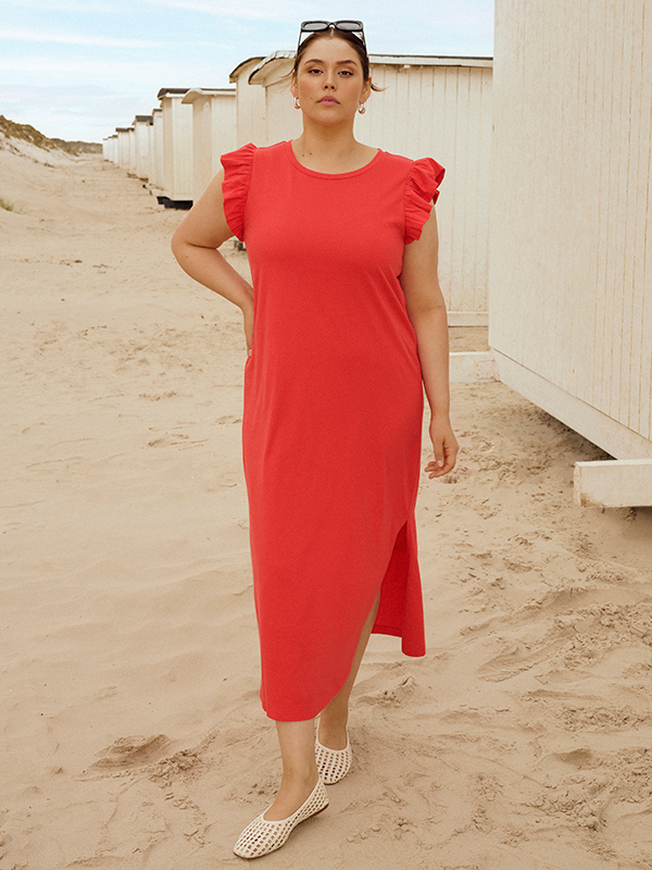 KCCALINE - Plus Size Kjole fra Kaffe Curve