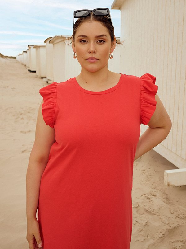 KCCALINE - Plus Size Kjole fra Kaffe Curve