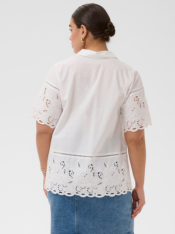 KCTRUDI - Plus Size Skjorte fra Kaffe Curve