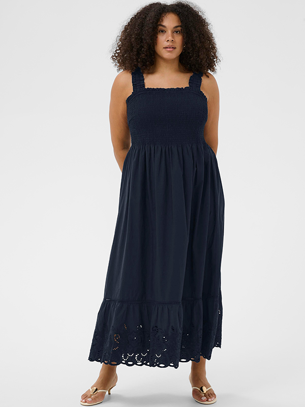 KCTRUDI - Plus Size Kjole fra Kaffe Curve