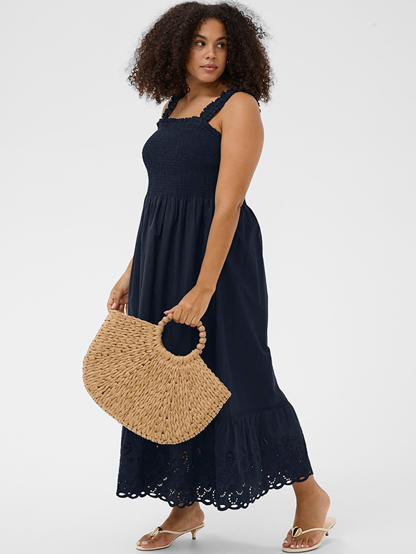 KCTRUDI - Plus Size Kjole fra Kaffe Curve