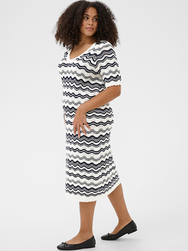 KCANIA - Plus Size Kjole fra Kaffe Curve