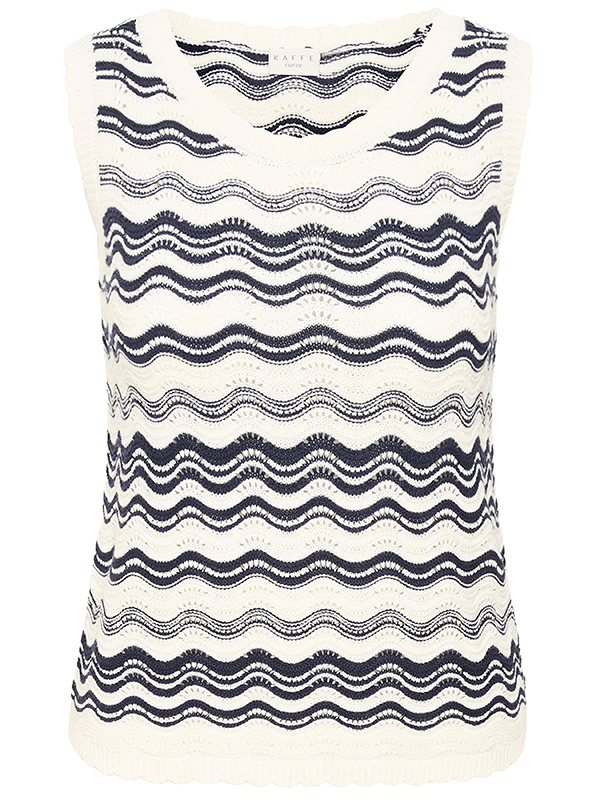 KCANIA - Plus Size Topp fra Kaffe Curve