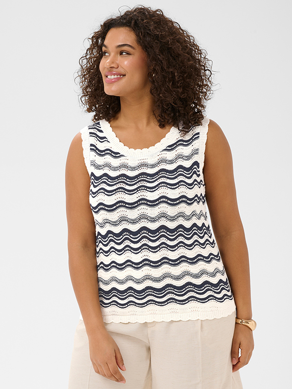 KCANIA - Plus Size Topp fra Kaffe Curve