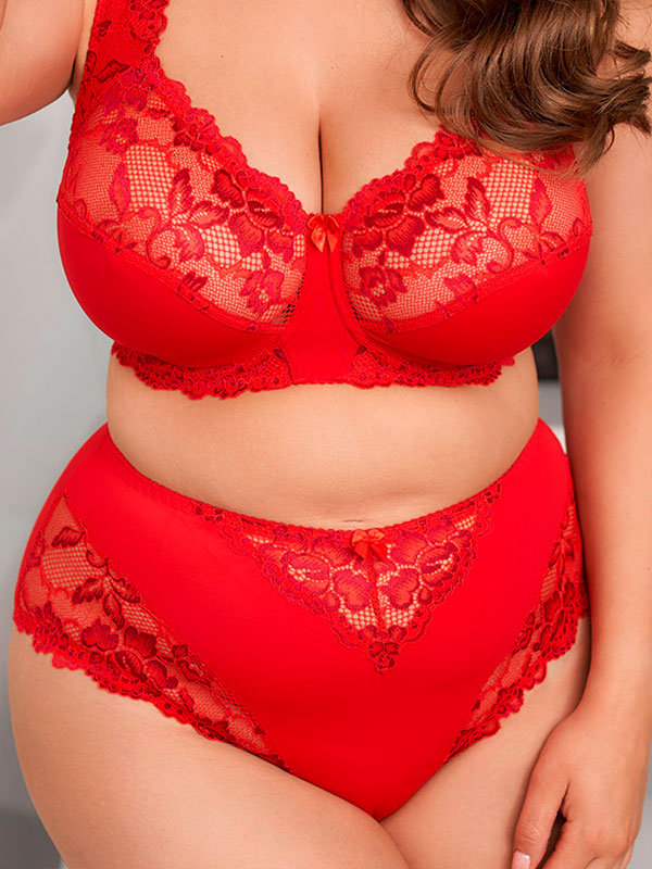 BEATE MIDI - Plus Size Truse fra Plaisir