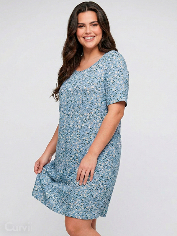 CARBANDANA - Plus Size Kjole fra Only Carmakoma