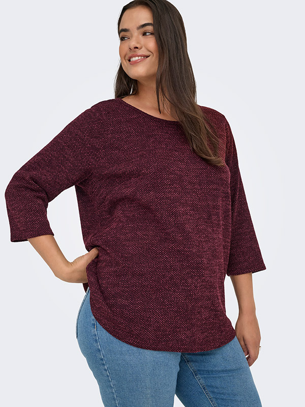 CARMARTHA - Plus Size Genser fra Only Carmakoma