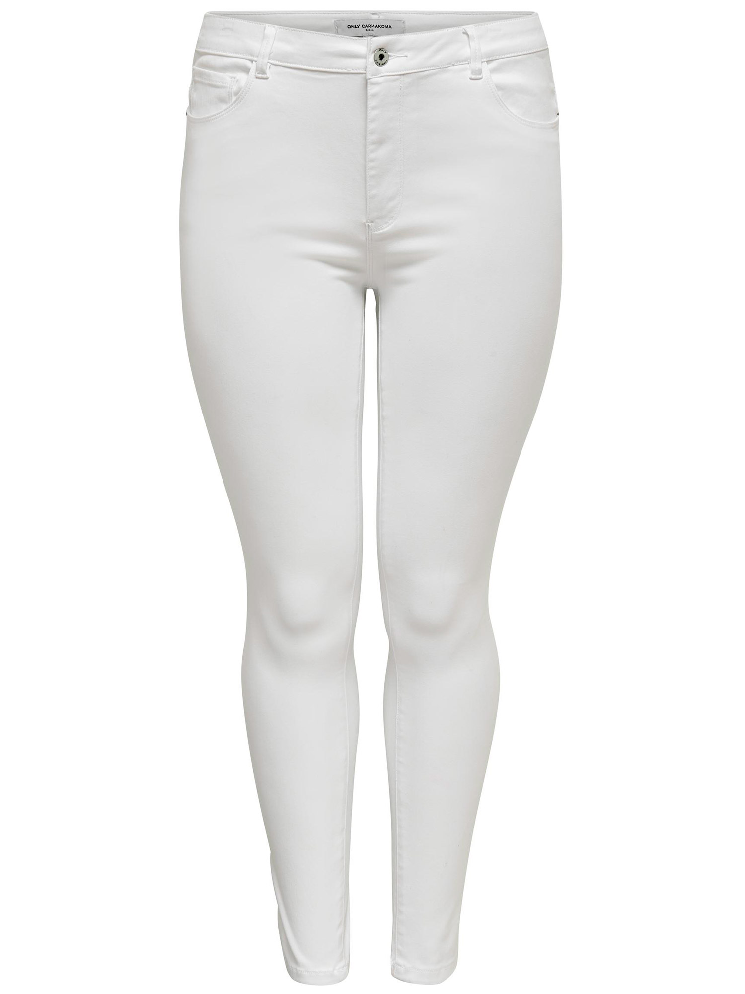Car AUGUSTA - Hvite jeans med smale ben fra Only Carmakoma