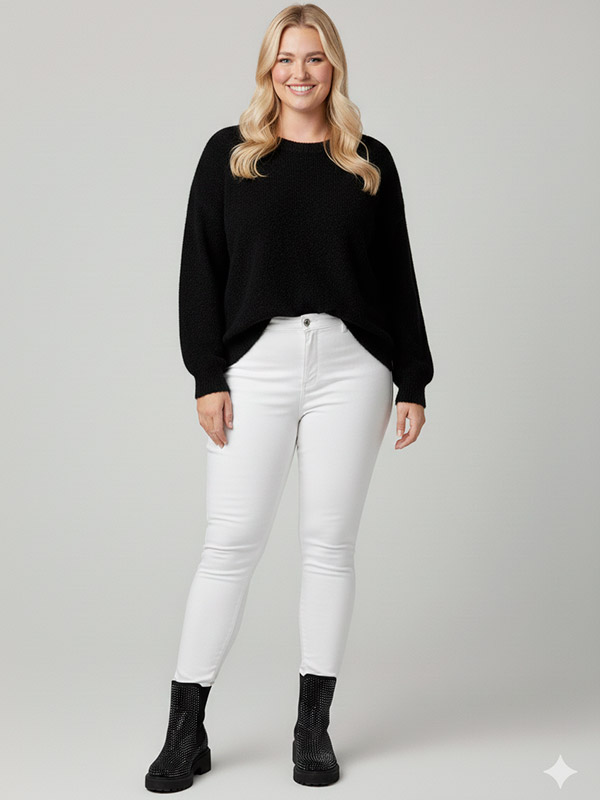 AUGUSTA  - Plus Size Jeans fra Only Carmakoma