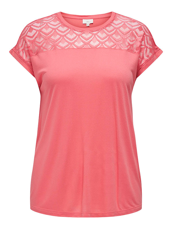 FLAKE - Plus Size T-shirt fra Only Carmakoma