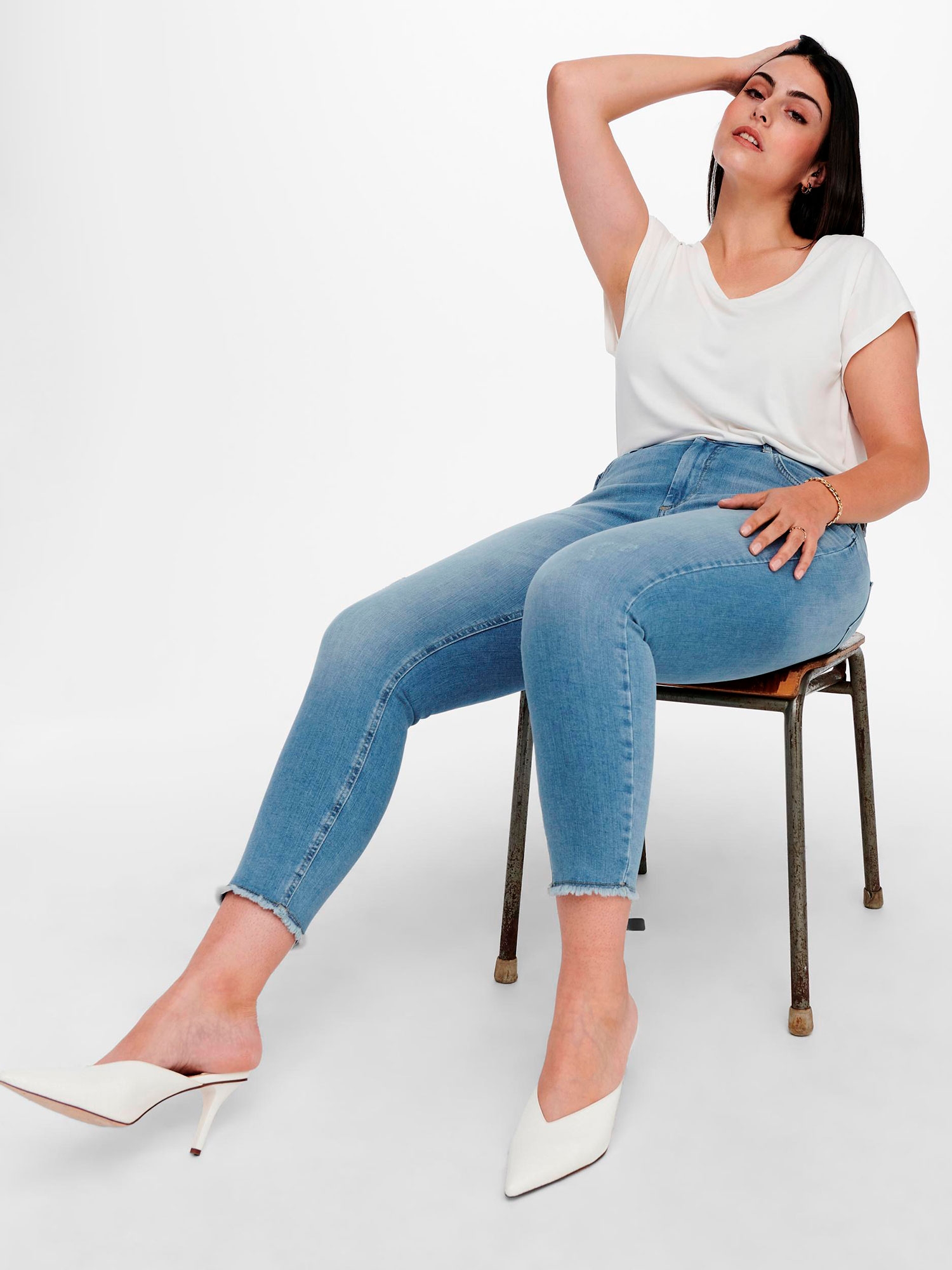 WILLY  - Plus Size Jeans fra Only Carmakoma