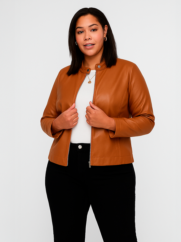 CARROBBER - Plus Size Jakke fra Only Carmakoma