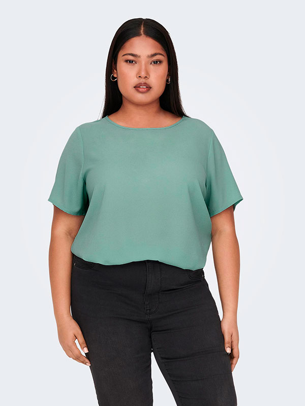 CARVICA - Plus Size Bluse fra Only Carmakoma